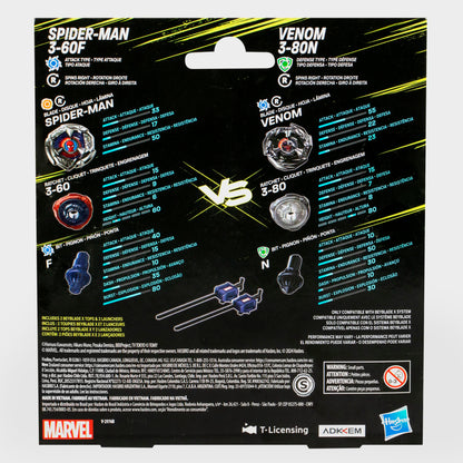 Hasbro Beyblade X Marvel Spider-Man vs Venom Multipack
