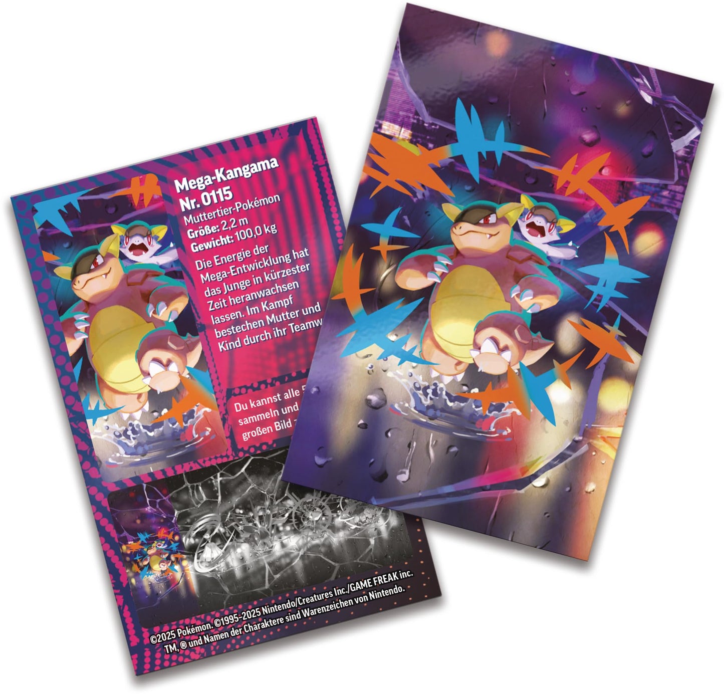Pokémon TCG Cutie Mini Mega-Kangama, 2 boostere (germană)