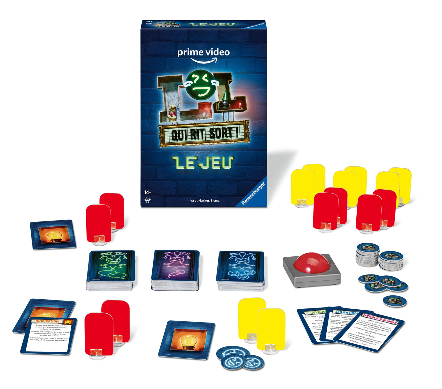 Ravensburger LOL: Qui lacht, Sort! – Joc de societate pentru 3-8 jucători, de la 14 ani, unisex – versiune în franceză