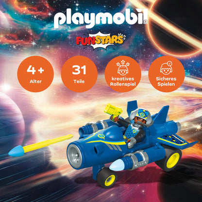 Playmobil 71717 Jet Spațial Fun Stars, 4+ ani