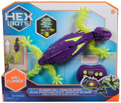 HEX BOTS Gecko Glow RC telecomandă, urcă pe pereți