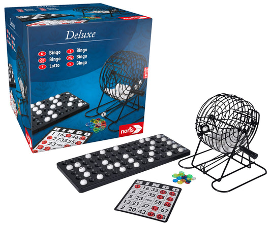 Noris Deluxe Bingo cu tambur, 90 bile, 6+ ani
