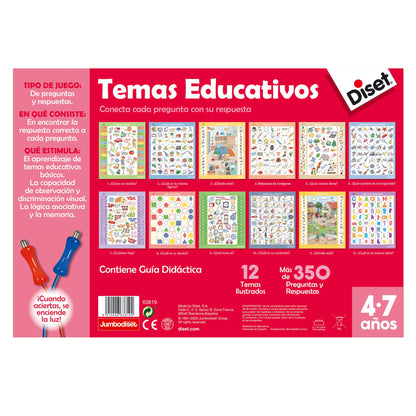 Joc educativ de asociere a întrebărilor și răspunsurilor, pentru copii de la 4 ani Diset Lectron