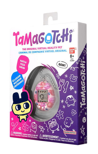 Bandai - Tamagotchi Original - Berry Delicious - Animal virtual electronic cu ecran color, 3 butoane și jocuri - Animal interactiv - Jucărie pentru copii de la 8 ani - 42971