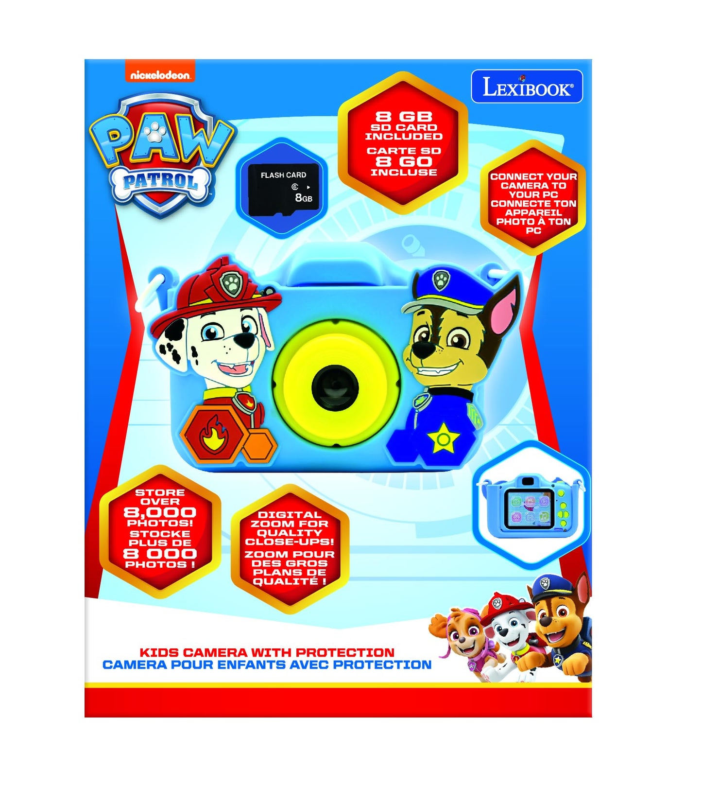 Lexibook DJ078PA Cameră 4în1 Paw Patrol, 8GB
