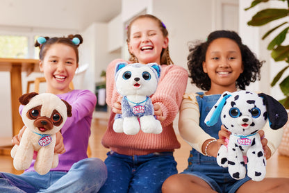 Jucarie de plus surpriza Catelus Interactiv Pets Alive Pooping Puppies