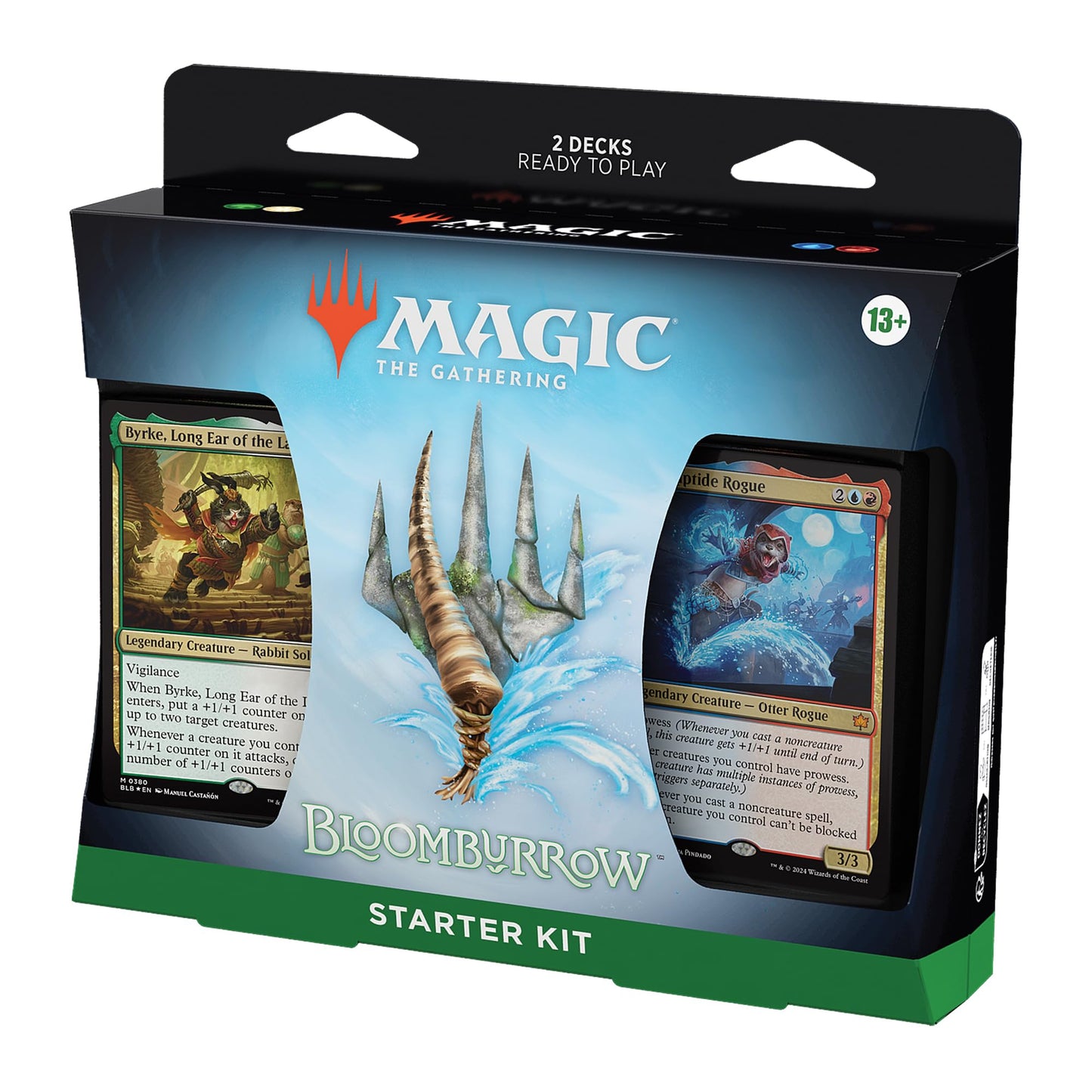 Magic: The Gathering Bloomburrow - Pachet de Începător | Învață Magic cu 2 Deck-uri Bloomburrow | Joc de Cărți de Colecție pentru 2 Jucători de la 13 Ani (Versiunea în Engleză)