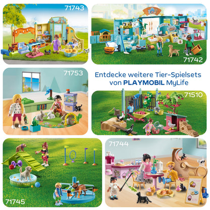 PLAYMOBIL 71745 Teren de joaca pentru caini, 4+ ani