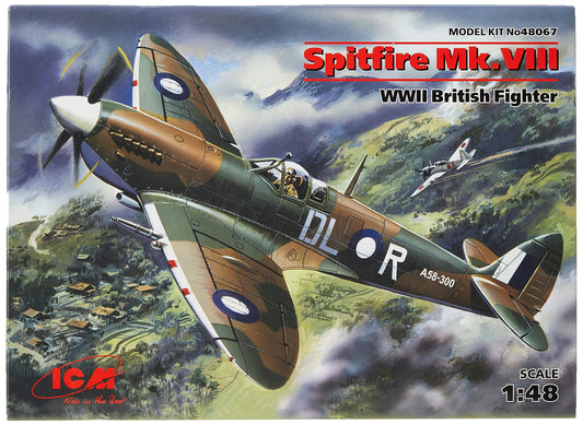 ICM 48067 - Avion de vânătoare britanic Spitfire Mk.VIII din Al Doilea Război Mondial