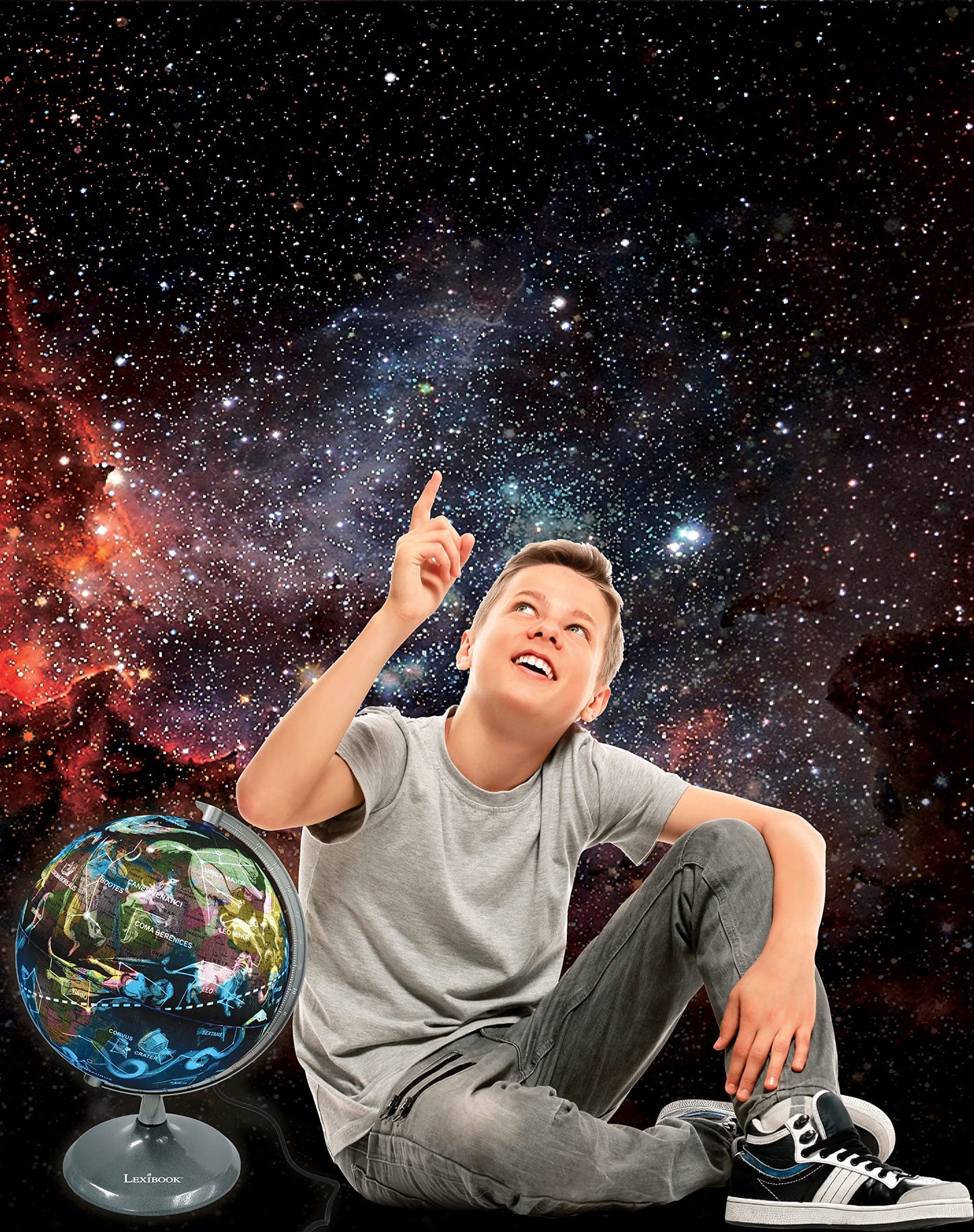 Lexibook NLJ185EN Glob pamantesc 2in1 planetariu