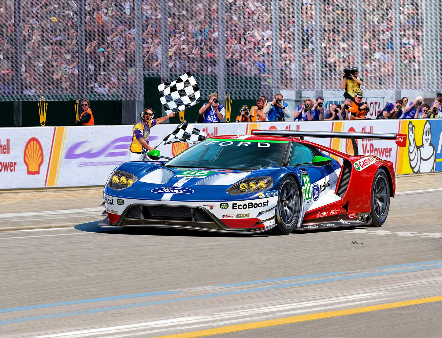 Revell 07041 Model Ford GT Le Mans 2017, 1:24