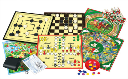 Schmidt Spiele 49147 Set de jocuri cu 100 de variante de joc de la 6 ani