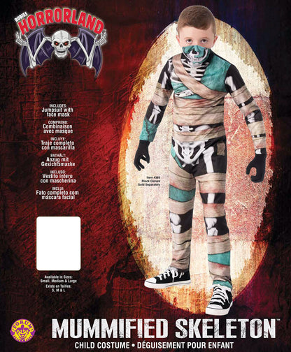 Rubie's Kinder Forum Novelties Costum schelet cu jumătate de mască