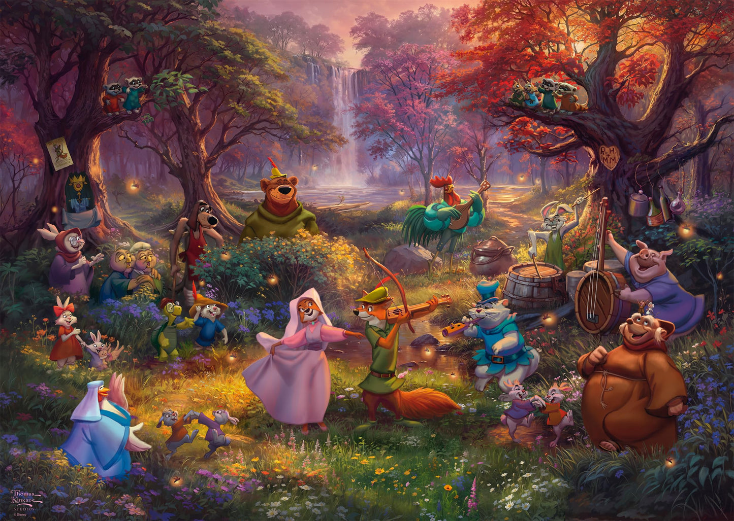 Schmidt 58040 Puzzle Disney Robin Hood Kinkade, 1000 piese