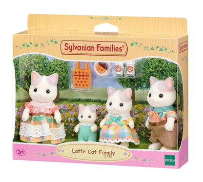 Sylvanian Families 5738 Set de figurină Familie Pisici de Lapte 4 piese 3+ ani