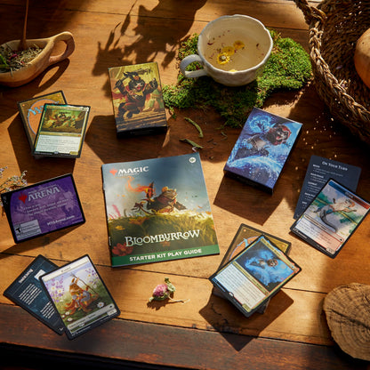 Magic: The Gathering Bloomburrow - Pachet de Începători | Învață Magic cu 2 Deck-uri Bloomburrow | Joc de Cărți de Colecție pentru 2 Jucători de la 13 Ani (Versiunea în Limba Germană)