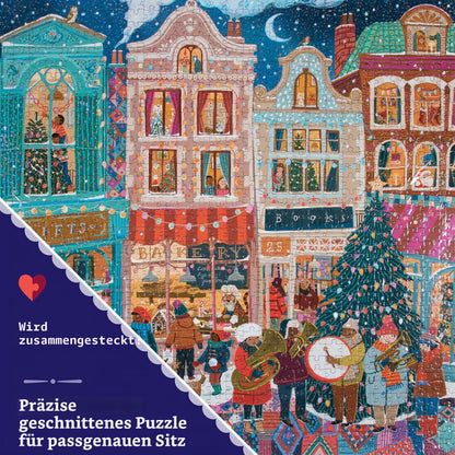 eeBoo Puzzle 1000 piese Joyeuses Fêtes