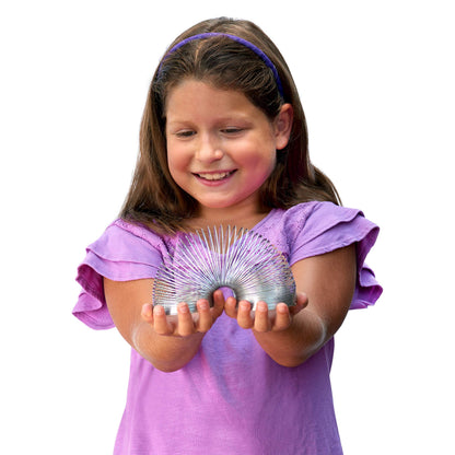 Just Play Original Slinky Jucărie cu Arc Metalic Antistres pentru Copii de la 5 Ani
