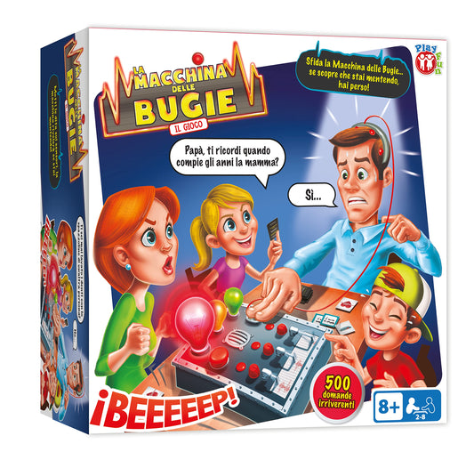 Jocul de societate „Mașina Adevărului” de la IMC Toys, joc amuzant și prietenos pentru familie, pentru băieți și fete de peste 8 ani, multicolor