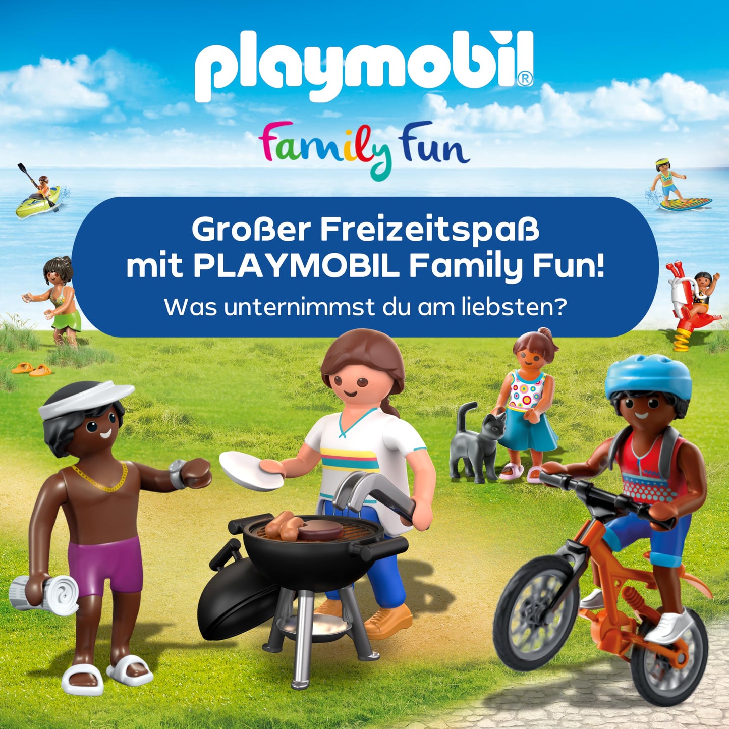 PLAYMOBIL 70088 Camper Familial, 4+ ani