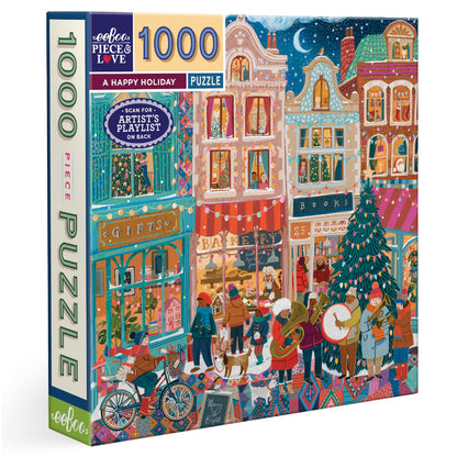 eeBoo Puzzle 1000 piese Joyeuses Fêtes