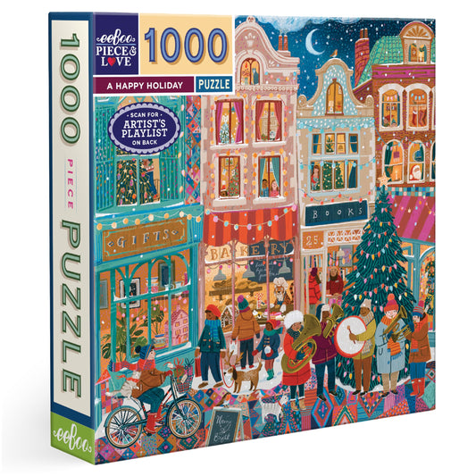 eeBoo Puzzle 1000 piese Joyeuses Fêtes