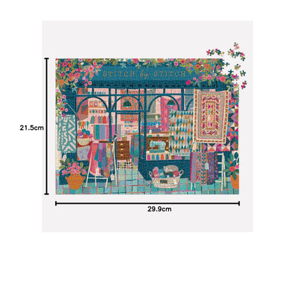 Galison Stitch By Stitch Puzzle 1000 piese