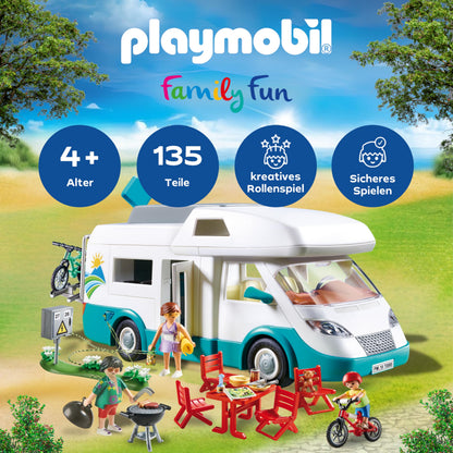 PLAYMOBIL 70088 Camper Familial, 4+ ani