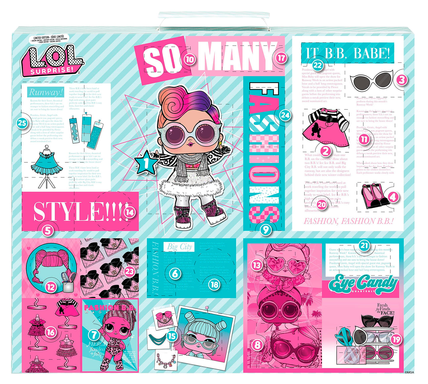 L.O.L. Surprise! Calendar Advent, 25+ surprize, 4+ ani