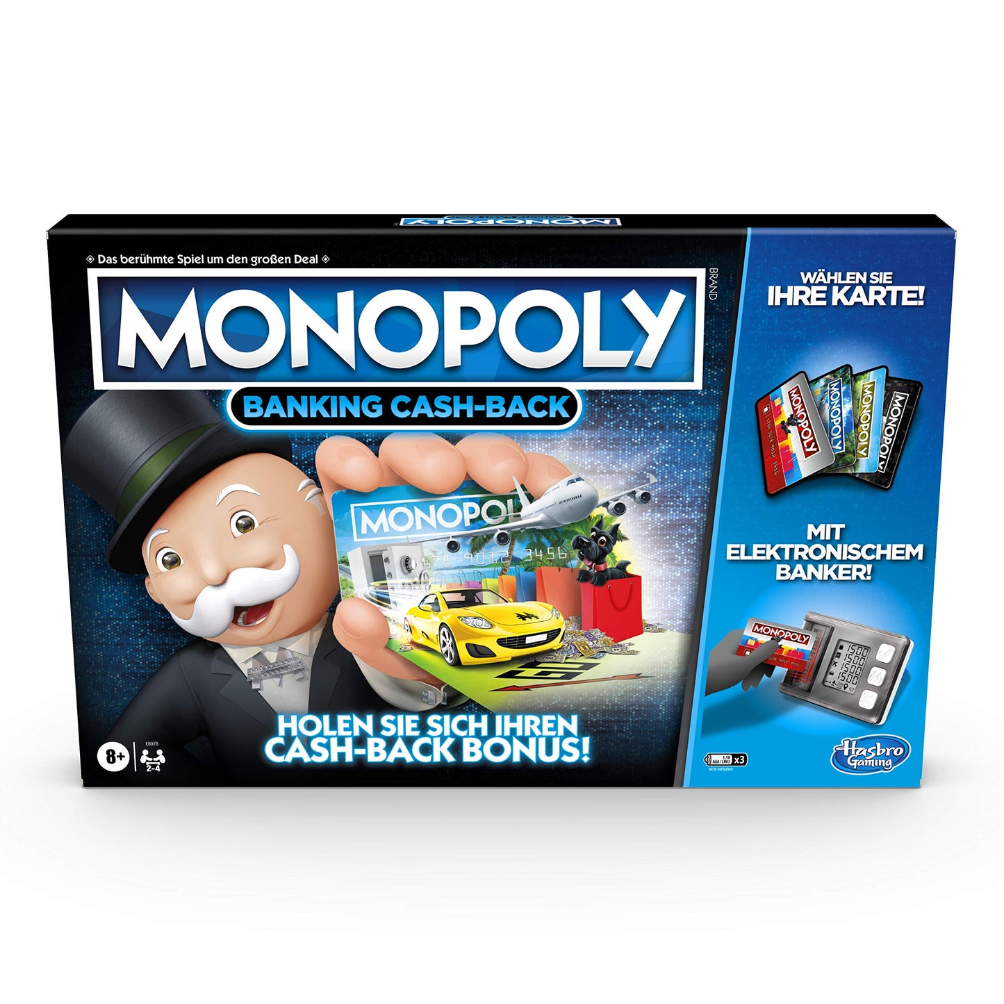 Hasbro Monopoly Banking Cash-Back, joc electronic