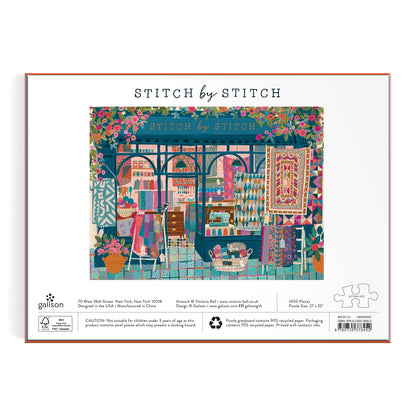 Galison Stitch By Stitch Puzzle 1000 piese