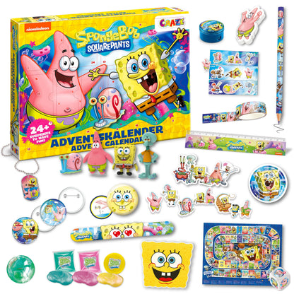 CRAZE Calendar Advent SpongeBob 2025, jucării