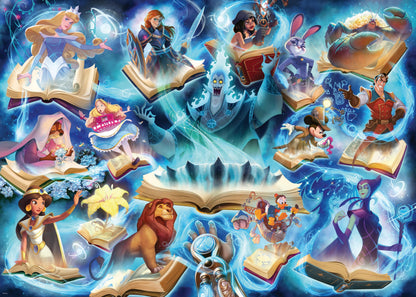 Puzzle pentru adulți 1000 piese - Disney Lorcana - Străluciri din Tărâm: Safir
