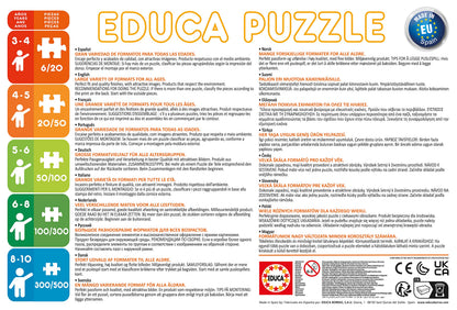 Educa 18104 Puzzle Disney 4-in-1, 12-25 piese, 3+ ani