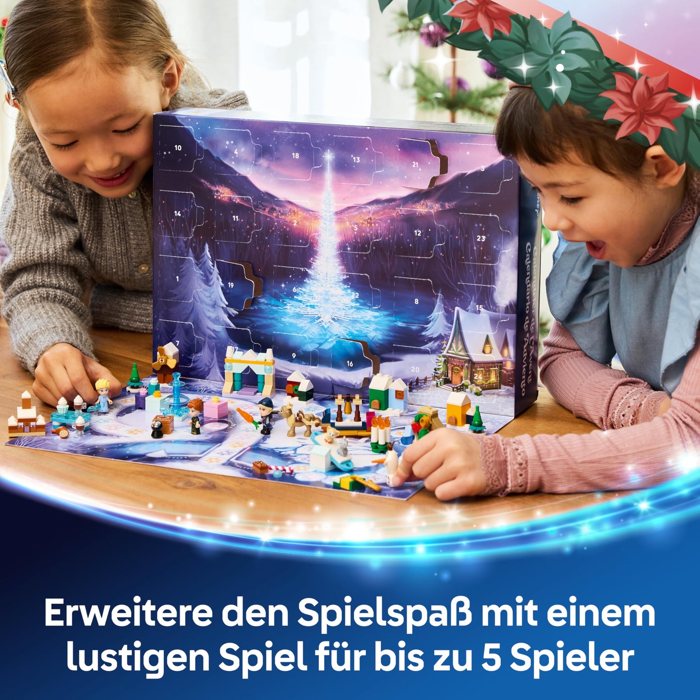 LEGO 43273 Disney Frozen Calendar Advent 2025, 5+ ani