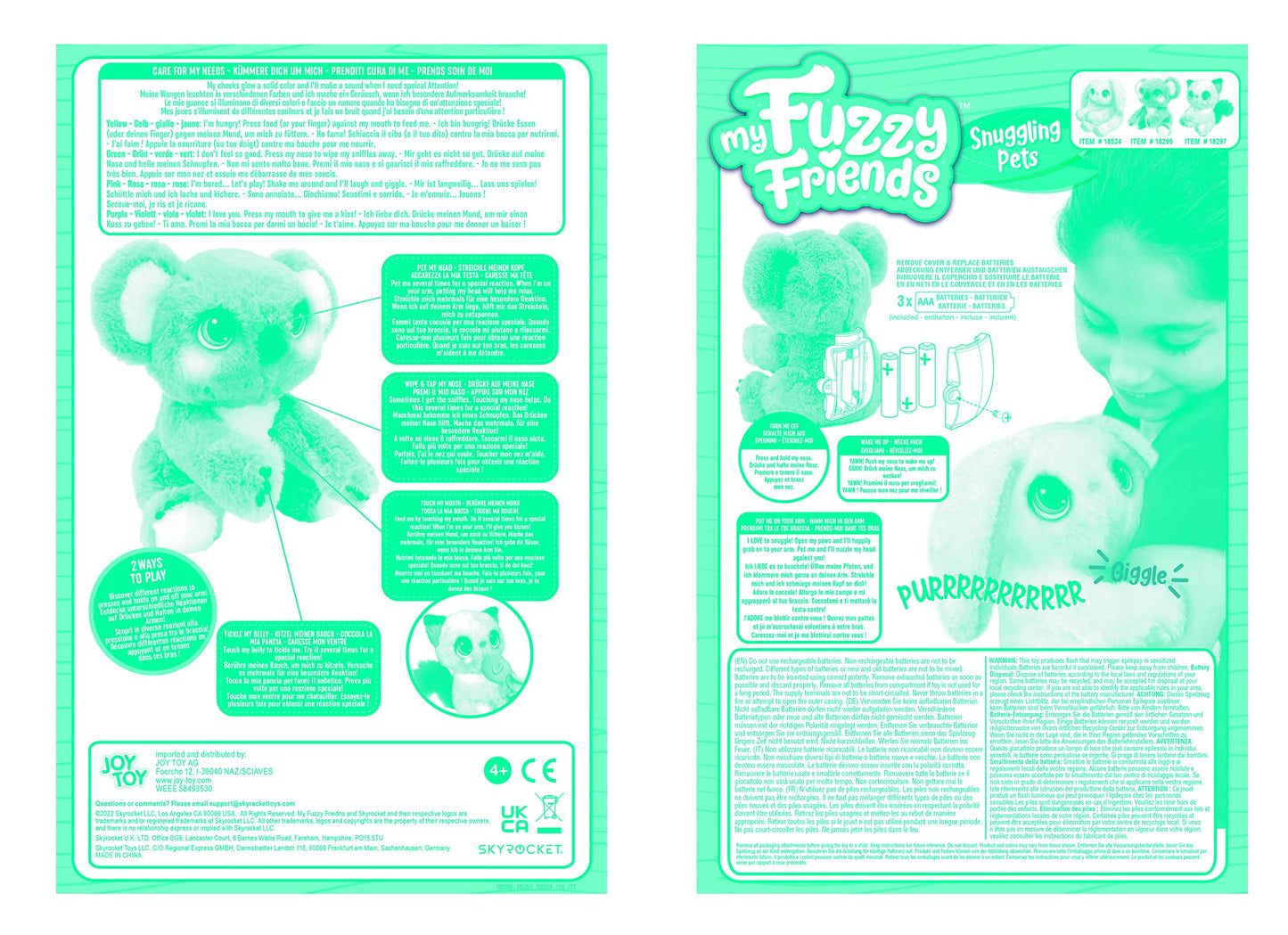 Joytoy Koala interactiv din plus My Fuzzy Friends