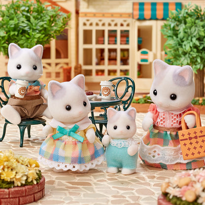 Sylvanian Families 5738 Set de figurină Familie Pisici de Lapte 4 piese 3+ ani