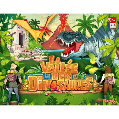 Lansay La Vallée des Dinosaures Joc de societate 3D junglă de la 7 ani