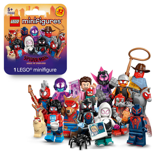 LEGO Minifigures Spider-Man Across the Spider-Verse Set de figurină 12 personaje 5+ ani