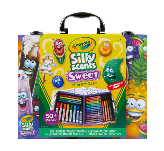 Set de Creioane Colorate Crayola cu Miros Amuzant, 32 de Piese, Creioane Colorate Spălabile pentru Copii, Creioane Filz Unguente cu Vârf Conic, Set de Crafting, Creioane pentru Pictat, Recomandate pentru Copii de la 3 Ani