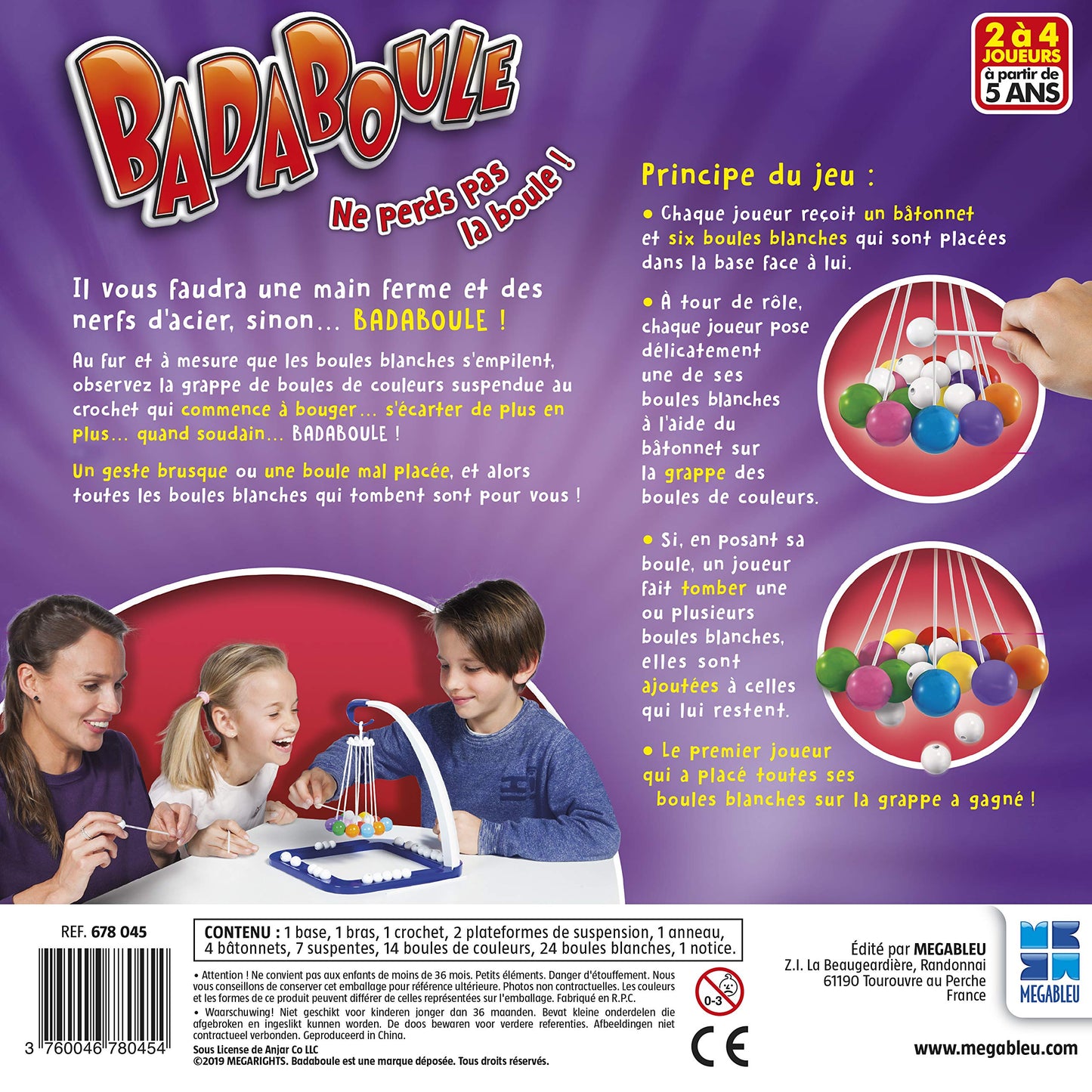 Megableu 678045 Joc de societate Badaboule