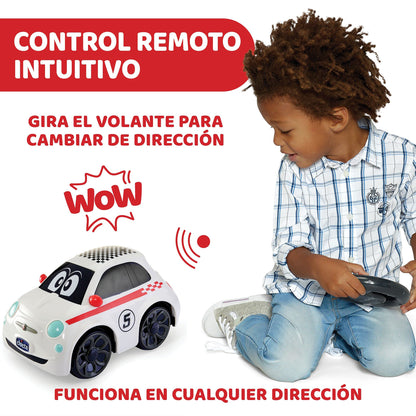 Jucarie Chicco Masinuta cu telecomanda Fiat 500 RC Sport, 3-6 ani+