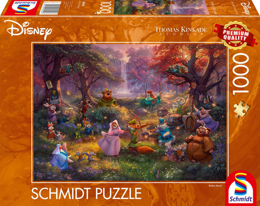 Schmidt 58040 Puzzle Disney Robin Hood Kinkade, 1000 piese