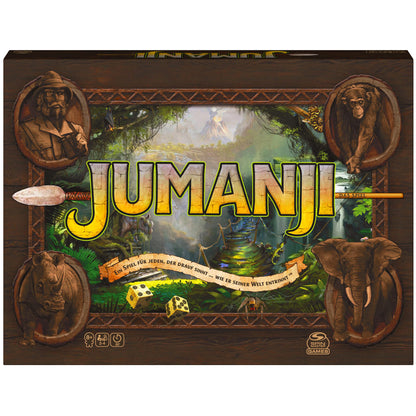 Joc de Masă Jumanji Spin Master 6062309 pentru 2-4 Persoane, Verde, versiune germană