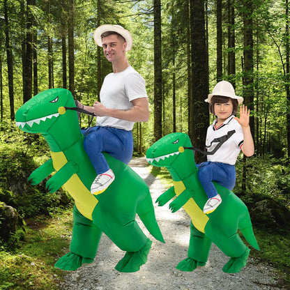 IRETG Costum dinozaur gonflabil pentru adulți