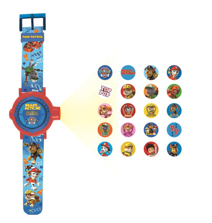 Lexibook PAW Patrol Ceas digital de mână cu proiecție reglabilă și 20 imagini pentru copii 3+ ani