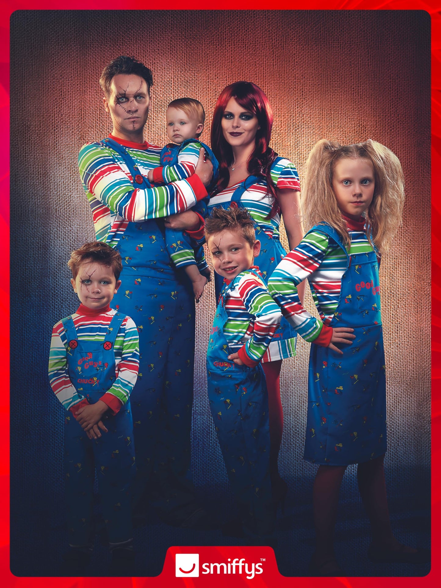 Smiffys Chucky Costum Halloween și Carnaval albastru