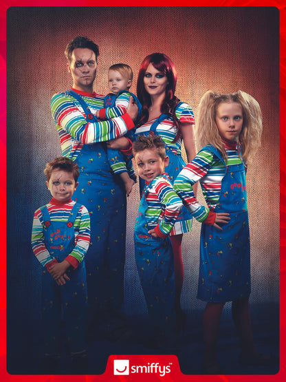 Smiffys Chucky Costum Halloween și Carnaval albastru