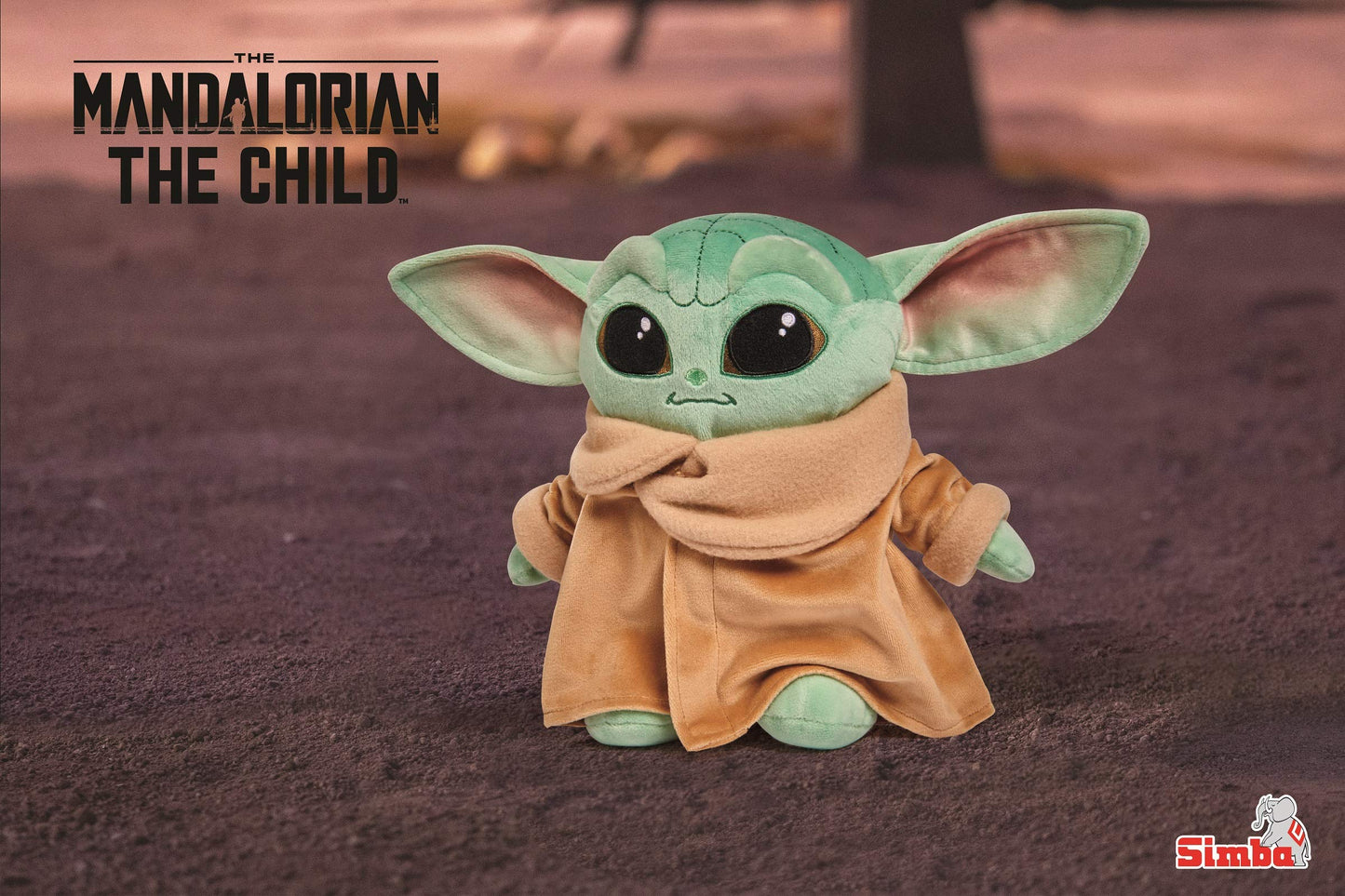 Simba Figurină Pluș Baby Yoda Mandalorian, 25 cm