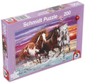 Schmidt 56356 Puzzle Trio de Cai Sălbatici, 200 piese